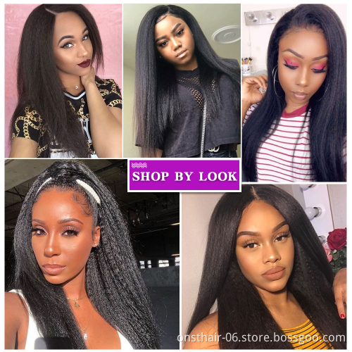 2020 New Production 23inch Synthetic Lace Front Wig Blonde Side Part Cosplay Wig Long Straight Hair Wig Natural for Women Short